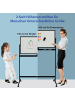 COSTWAY Mobiles Whiteboard in Schwarz