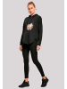 F4NT4STIC Oversized Hoodie Osterei Nest Korb Dekor in schwarz