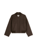 Marc O'Polo Wollblouson relaxed in Dark Coffee