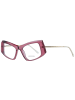 Sportmax Frauen Optische Fassungen Quadratisch Lila