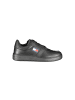 Tommy Hilfiger Schwarz Leder Herren Sneaker