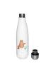 Mr. & Mrs. Panda Thermoflasche Katze Wasserglas ohne Spruch in Weiß
