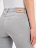 ANGELS  Jeans Capri Turn Up in hellgrau
