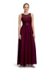 Vera Mont Abendkleid mit Spitze in Deep Dahlia