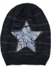 styleBREAKER Feinstrick Beanie Mütze in Midnight-Blue / Blau