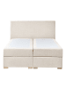 Beliani Boxspring Bett MAJOR in Beige - (W) 151 x (H) 109 x (L) 212 cm
