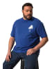 Men Plus Kurzarm T-Shirt in blau