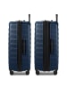D&N Toronto 4 Rollen Trolley L 75 cm mit Dehnfalte navy