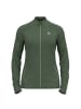 Odlo Midlayer/Sweatjacke Mid layer full zip TENCIA in Grün