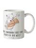 Mr. & Mrs. Panda Tasse Tenorhorn Witz mit Spruch in Weiß