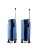 benzi 5808 4 Rollen Kabinentrolley 55 cm mit Dehnfalte hellblau