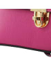 Toscanto Leder Umhängetasche Toscanto Tasche fuchsia, pink ca. 22cm