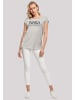 F4NT4STIC T-Shirt NASA Logo One Tone in grau meliert