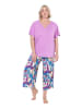 Ulla Popken Pyjama in amethyst