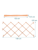 relaxdays 3 x Rankgitter in Orange – (B)120 x (H)180 cm