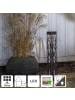 STAR Trading Solar-Gartenrleuchte ,Siranna', Metall mit filigranen Cut-Outs, schwar