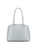 Jost Vika Schultertasche Leder 38 cm misty blue