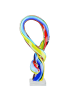 GILDE Skulptur Loop mehrfarbig - (H) 34 cm