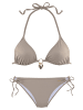 Bruno Banani Triangel-Bikini in stein