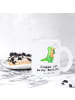 Mr. & Mrs. Panda Teetasse aus Glas Krokodil Singen mit Spruch in Transparent