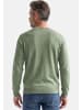 Redmond Pullover Basic in Grün / hellgrün