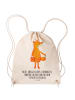 Mr. & Mrs. Panda Gym-Tasche Fuchs Laterne mit Spruch in Creme