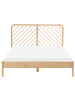 Beliani Doppelbett SEPHOS in Braun - (W) 167 x (H) 115 x (L) 208 cm