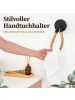 HENNEZ Toilettenpapier-Halter Seilschraube  Braun