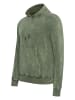 Rusty Neal Verwaschener Kapuzenpullover Regular Fit in Khaki