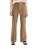 Marc O'Polo Lederhose wide in Earthy Taupe