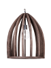 Beliani Pendelleuchten MANAIR in Braun - (W) 45 x (H) 165 x (L) 45 cm