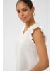 Kaffe Bluse kurzarm KAvafla Regular fit in Chalk