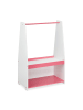relaxdays Kinderkleiderständer in Weiß/ Rosa - (B)60 x (H)90 x (T)30 cm