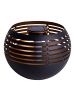 näve LED Solarleuchte "Tischleuchte" in schwarz - (L)21 cm x (B)21 cm x (H)16 cm
