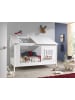 58 aufm Kessel BAUMHAUSBETT Katleen 214x159x105 aus Massivholz+MDF in Weiß