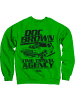 Back To The Future Pullover in Grün