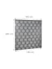 relaxdays Duschrollo Punkte in Grau - (B)160 x (H)240 cm