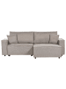 Beliani Ecksofa KARILA in Beige - (W) 250 x (H) 85 x (L) 150 cm