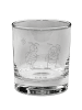 Mr. & Mrs. Panda Whiskey Glas Hummeln Kleeblatt ohne Spruch in Transparent