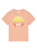 wat? Apparel T-Shirt Sunset Cat in Fraiche Peche