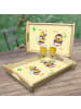 Mr. & Mrs. Panda Holztablett Hummeln Kleeblatt ohne Spruch in Gelb Pastell