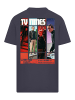 F4NT4STIC Oversize T-Shirt TV Times Patrick McGoohan The Prisoner 1967 Cover in marineblau
