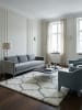KADIMA DESIGN Teppich Hochflor Shaggy Waschbar Skandinavisch RONDA Strapazierfähig in Creme