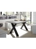 58 aufm Kessel ESSZIMMERTISCH Eike 8 200 x 100 x 75 Esstisch Schwarzstahl/Beton