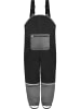 Normani Outdoor Sports Kinder Regenhose mit Hosenträgern in Schwarz
