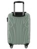 suitline Handgepäckkoffer 55x35x20 cm Carry-On 55cm Hartschale 34 L in Mint