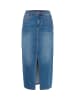 Kaffe Rock KAsinem A-shape in Medium Blue Denim