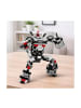 Wisam 2in1 Rennwagen Roboter Bausteine Weiß 320 Teile