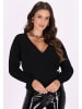 faina Damen Cardigan in Schwarz