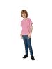 tectake Einfarbiges T-Shirt für Kinder, rosa